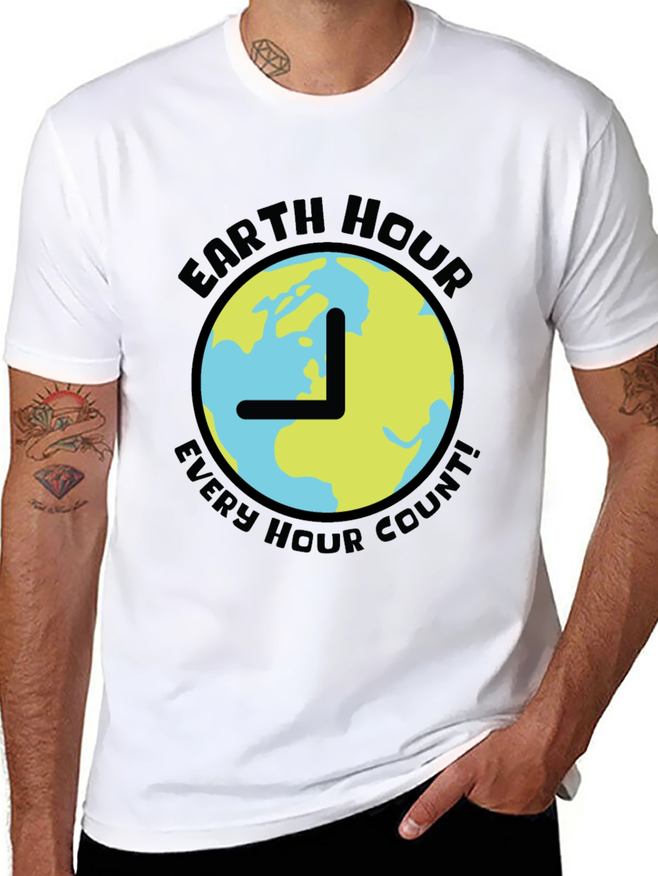 Earth Hour T-Shirt: Every Hour Counts!
