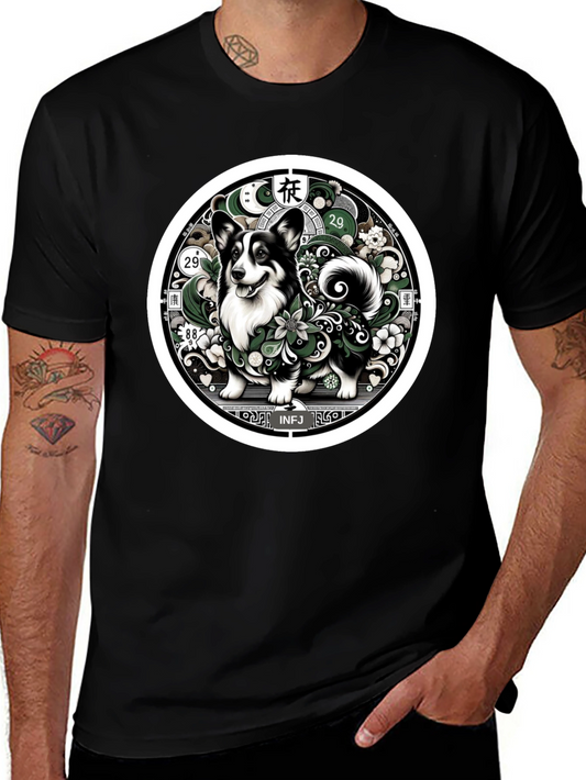 Dog Circle Graphic Tee