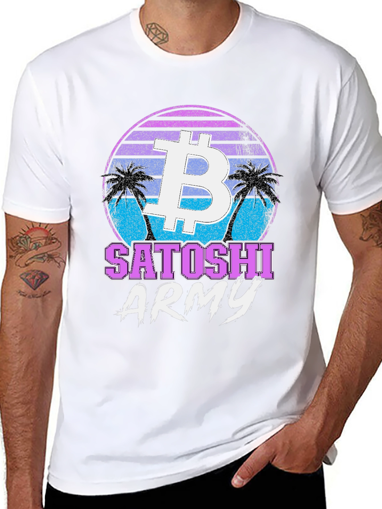 Bitcoin Satoshi Army T-Shirt - Crypto Tee