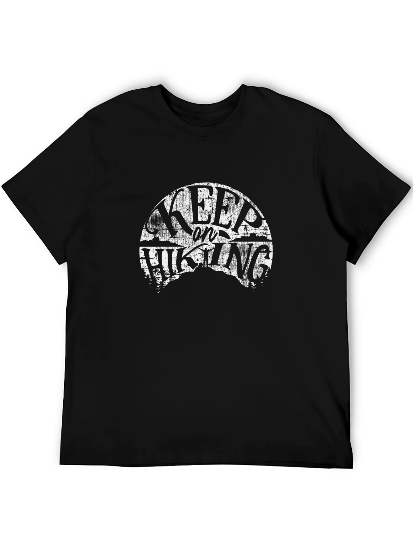 Keep on Hiking Graphic Tee - Black
