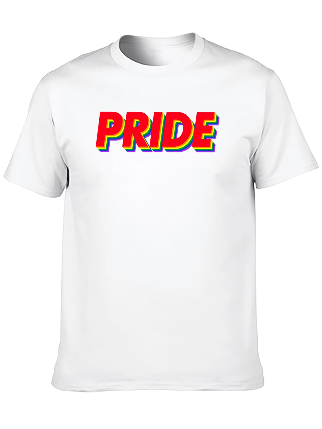 Pride Rainbow T-Shirt - Stylish LGBTQ+ Apparel