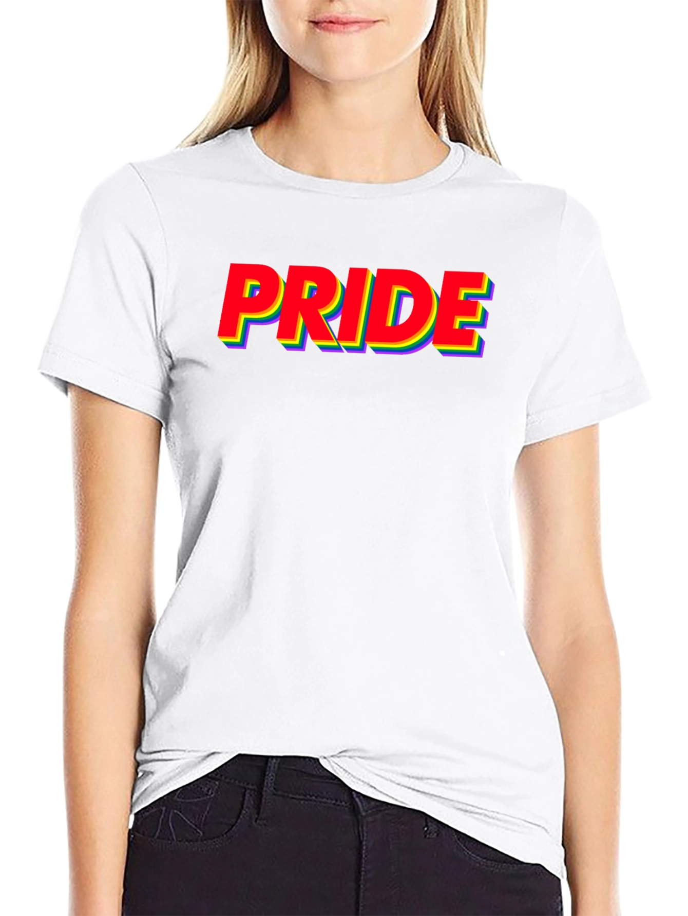 Pride Rainbow T-Shirt - Stylish LGBTQ+ Apparel