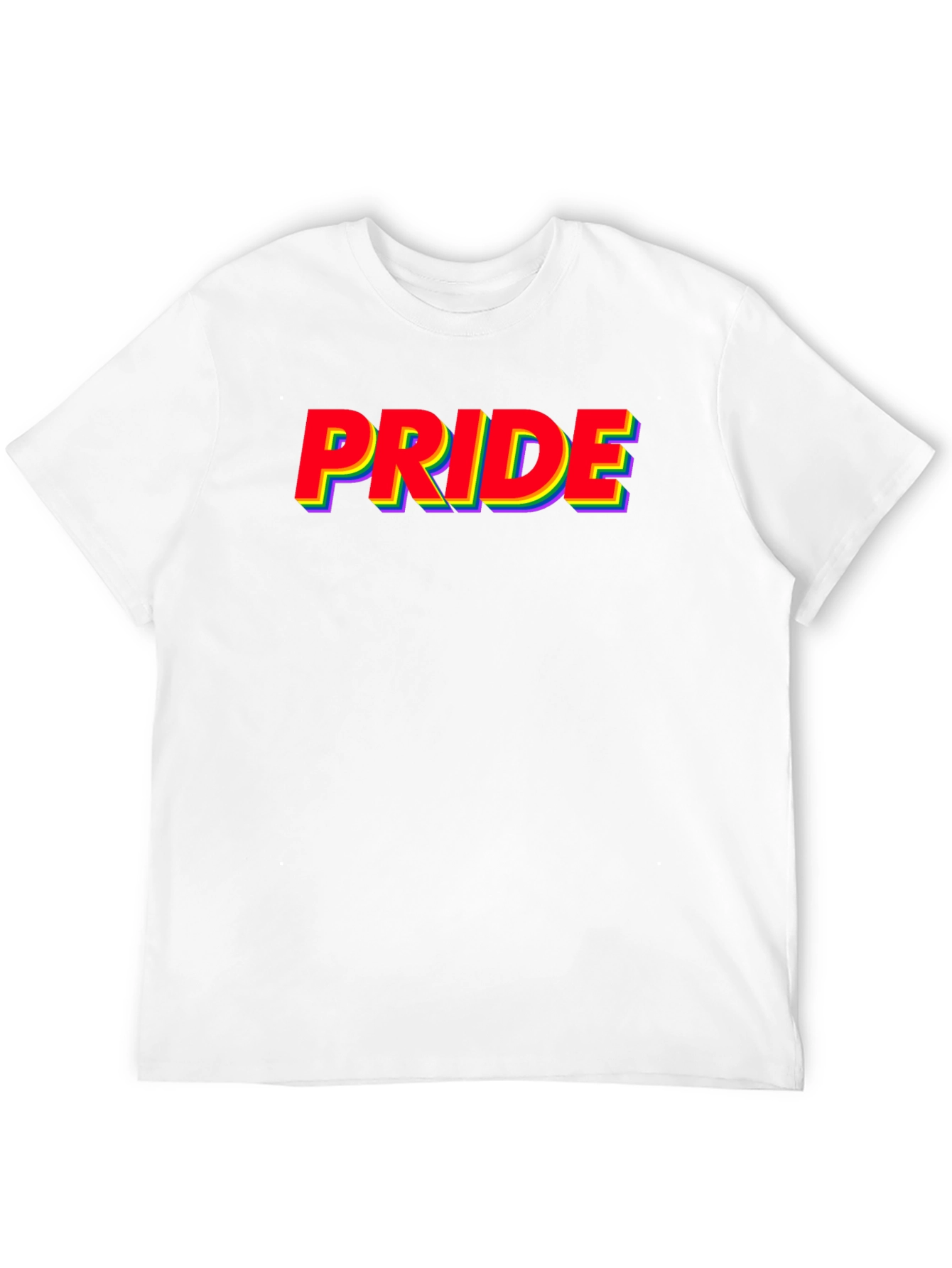 Pride Rainbow T-Shirt - Stylish LGBTQ+ Apparel