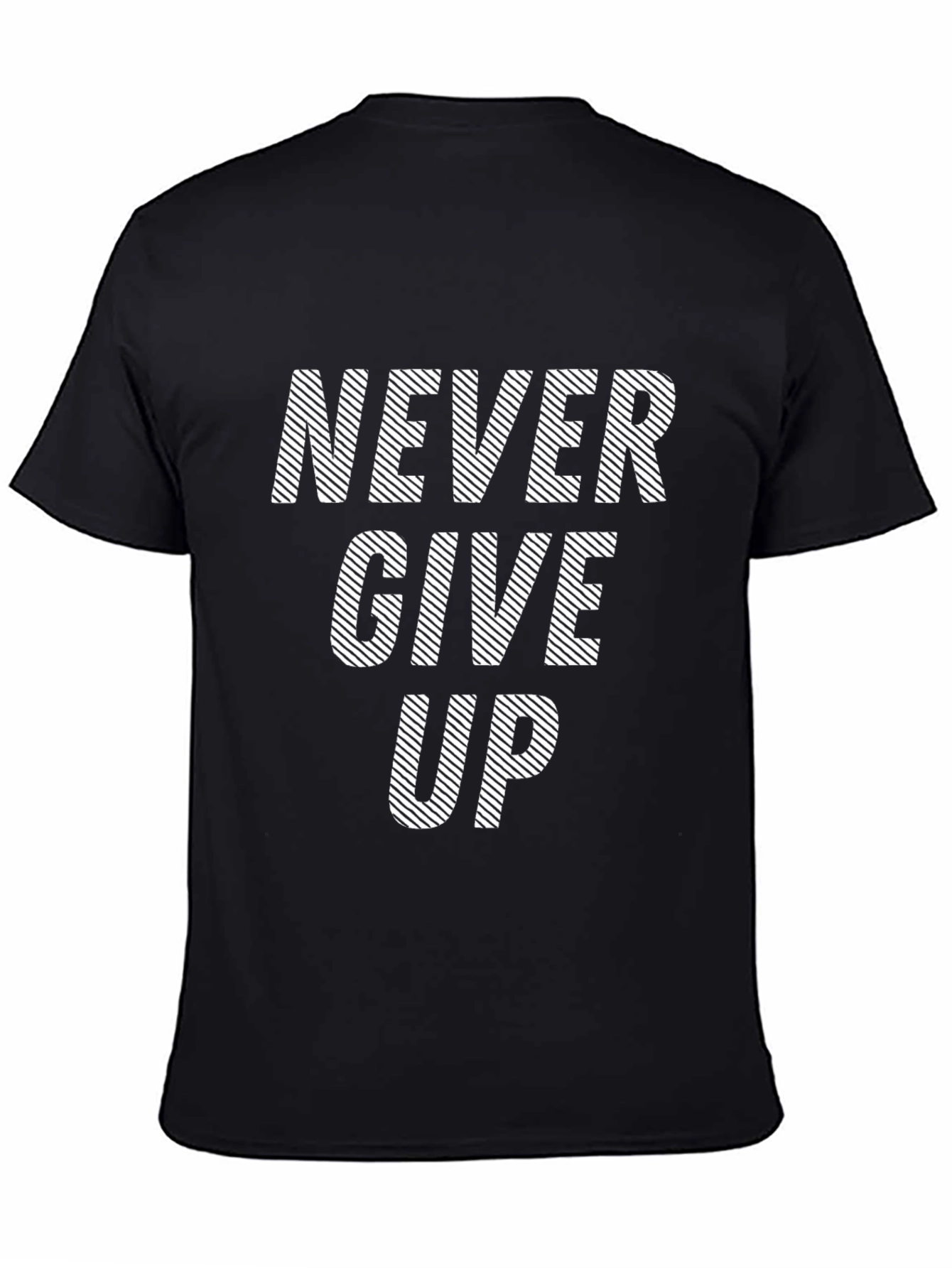 Never Give Up Graphic T-Shirt - Motivational Print