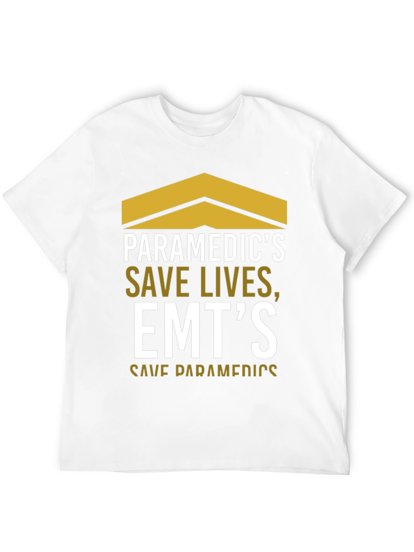 Paramedic & EMT Save Lives Black Graphic Tee