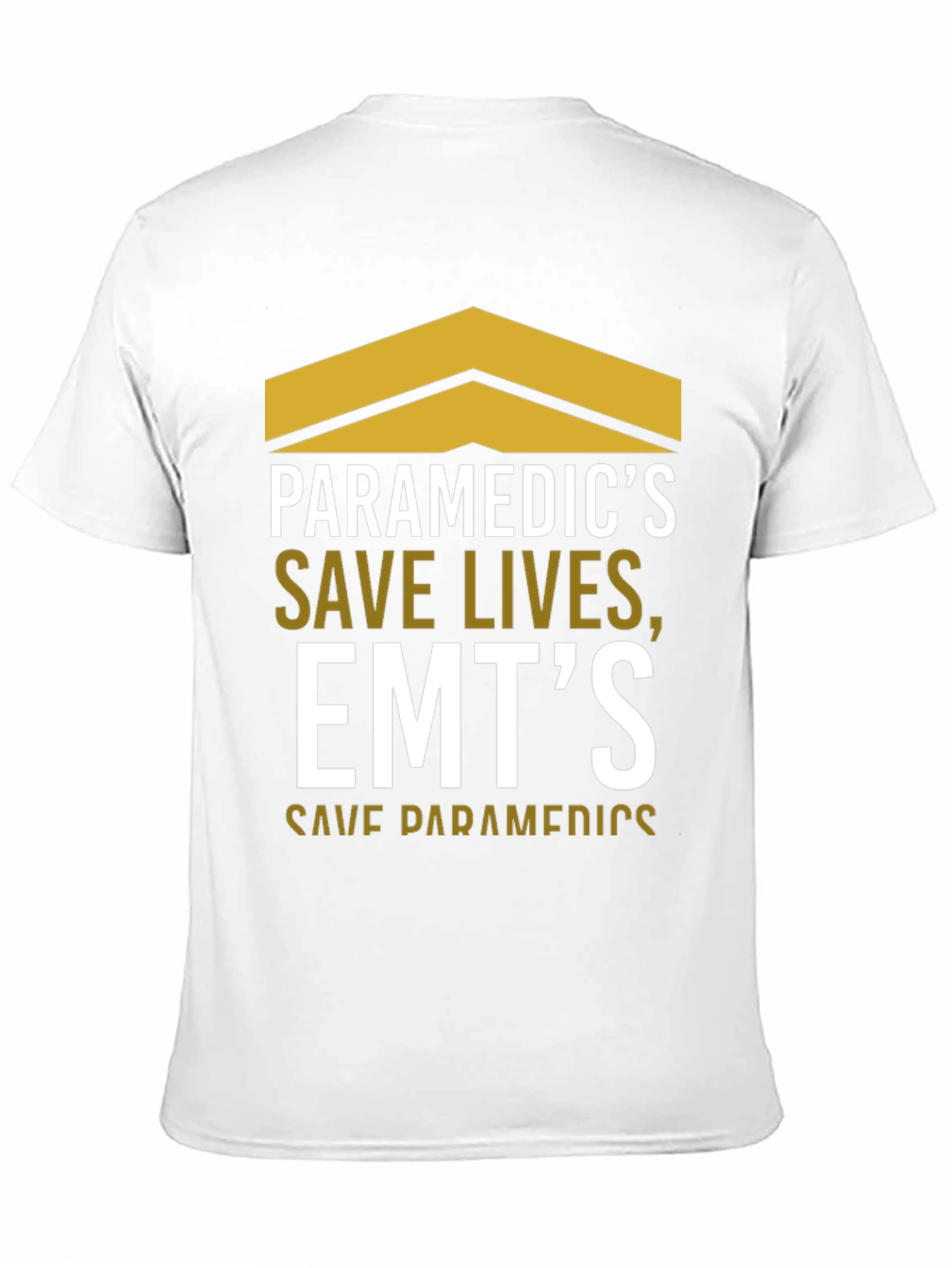 Paramedic & EMT Save Lives Black Graphic Tee