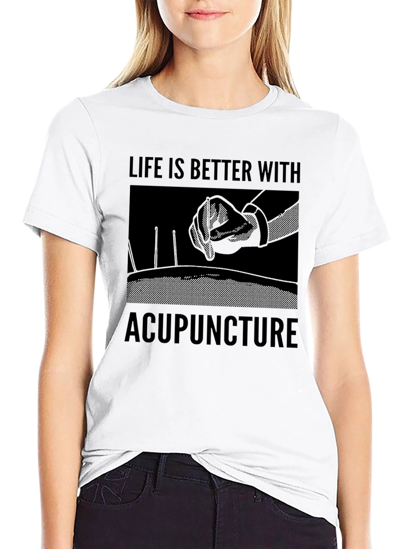 Acupuncture Life T-Shirt - Premium Cotton Blend