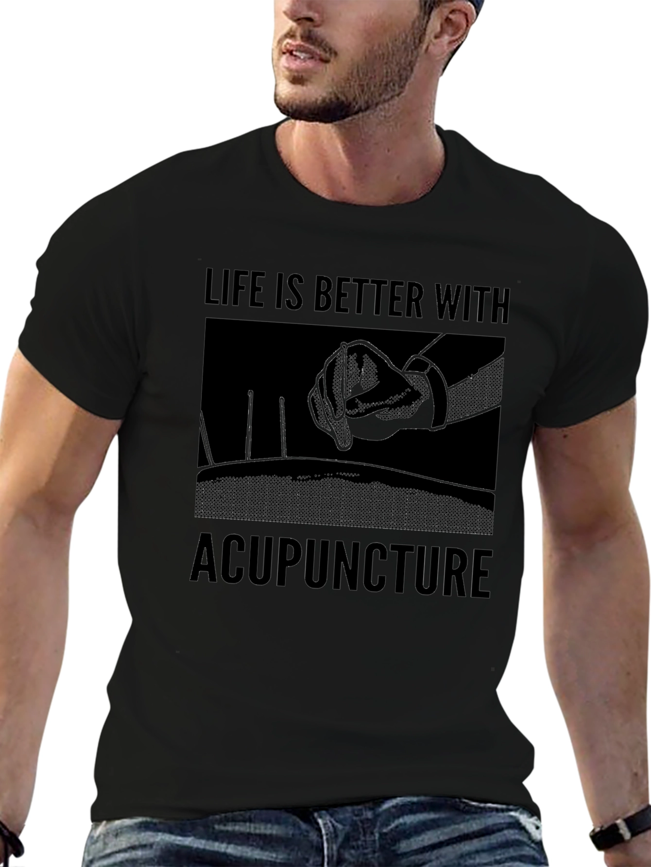 Acupuncture Life T-Shirt - Premium Cotton Blend