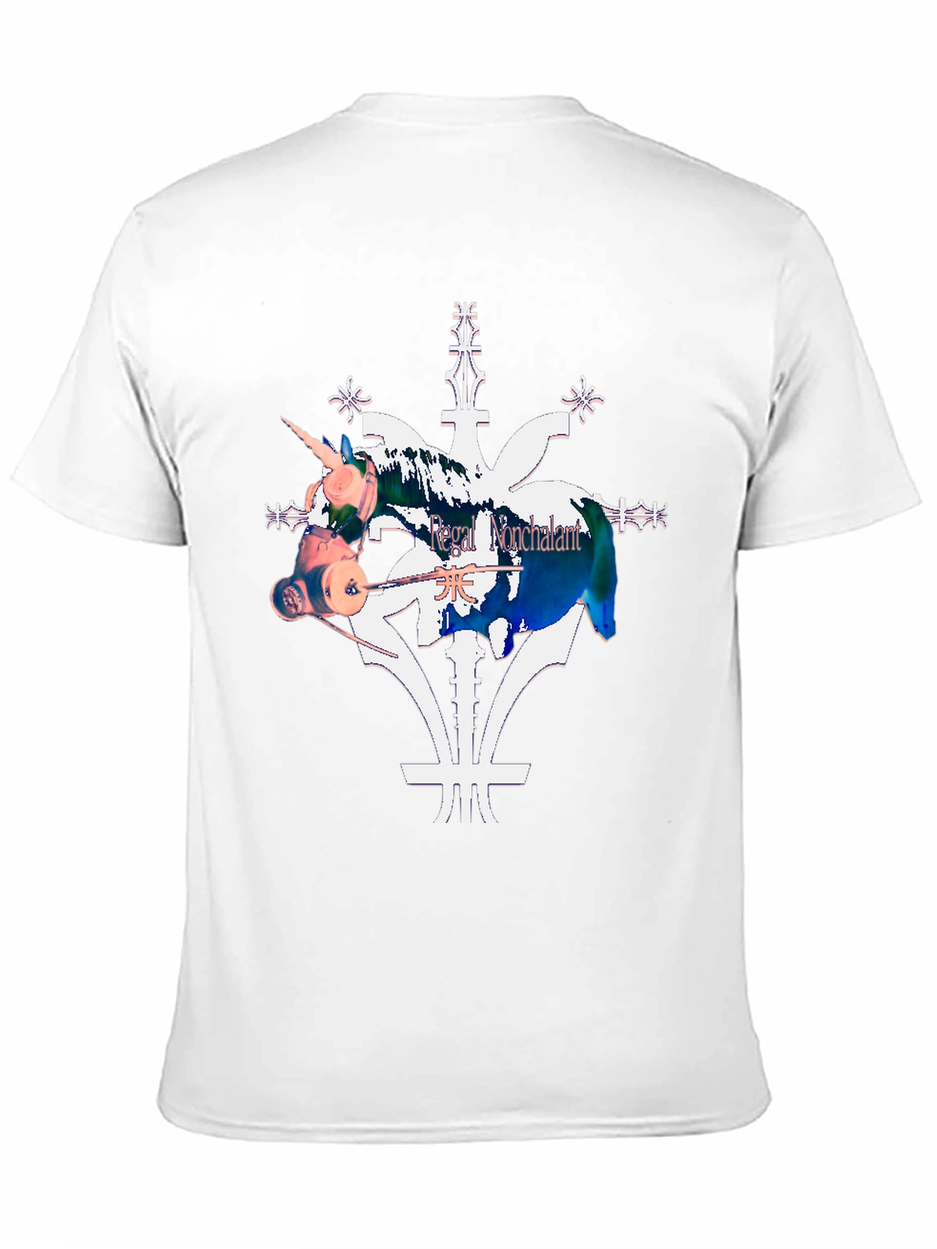 Unicorn Tee: Regal Nonchalant Black T-Shirt