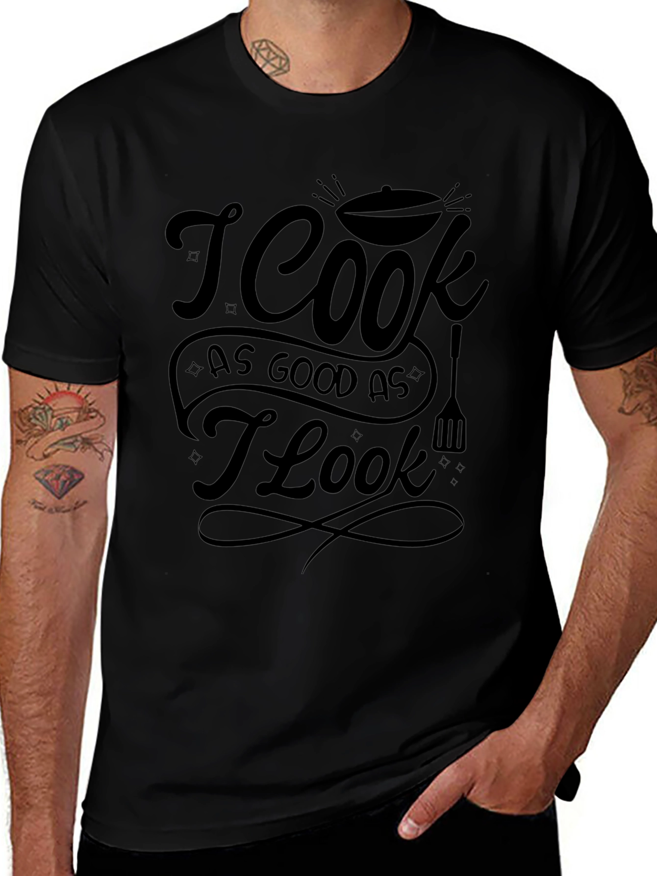 I Cook As Good As I Look Graphic T-Shirt