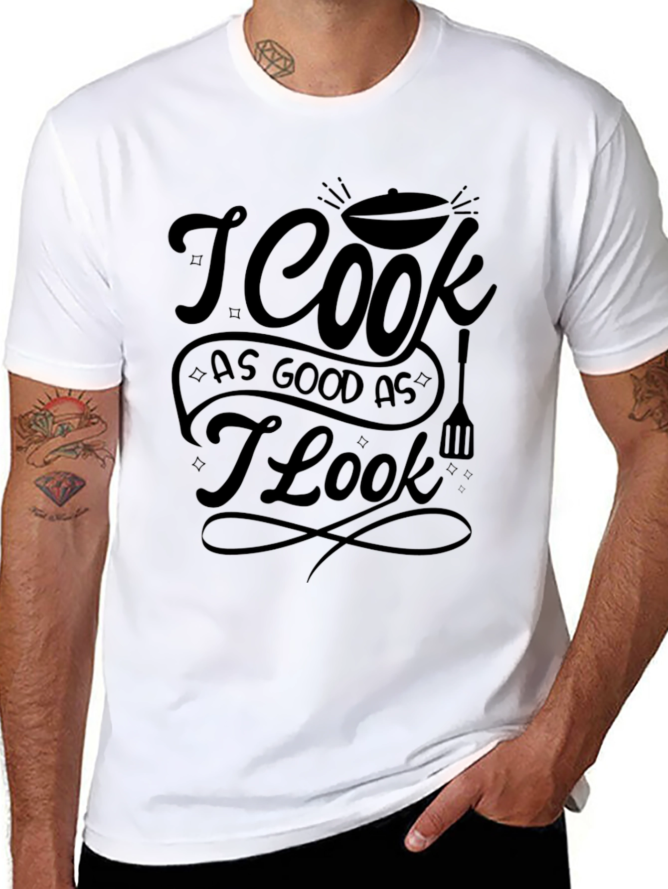 I Cook As Good As I Look Graphic T-Shirt