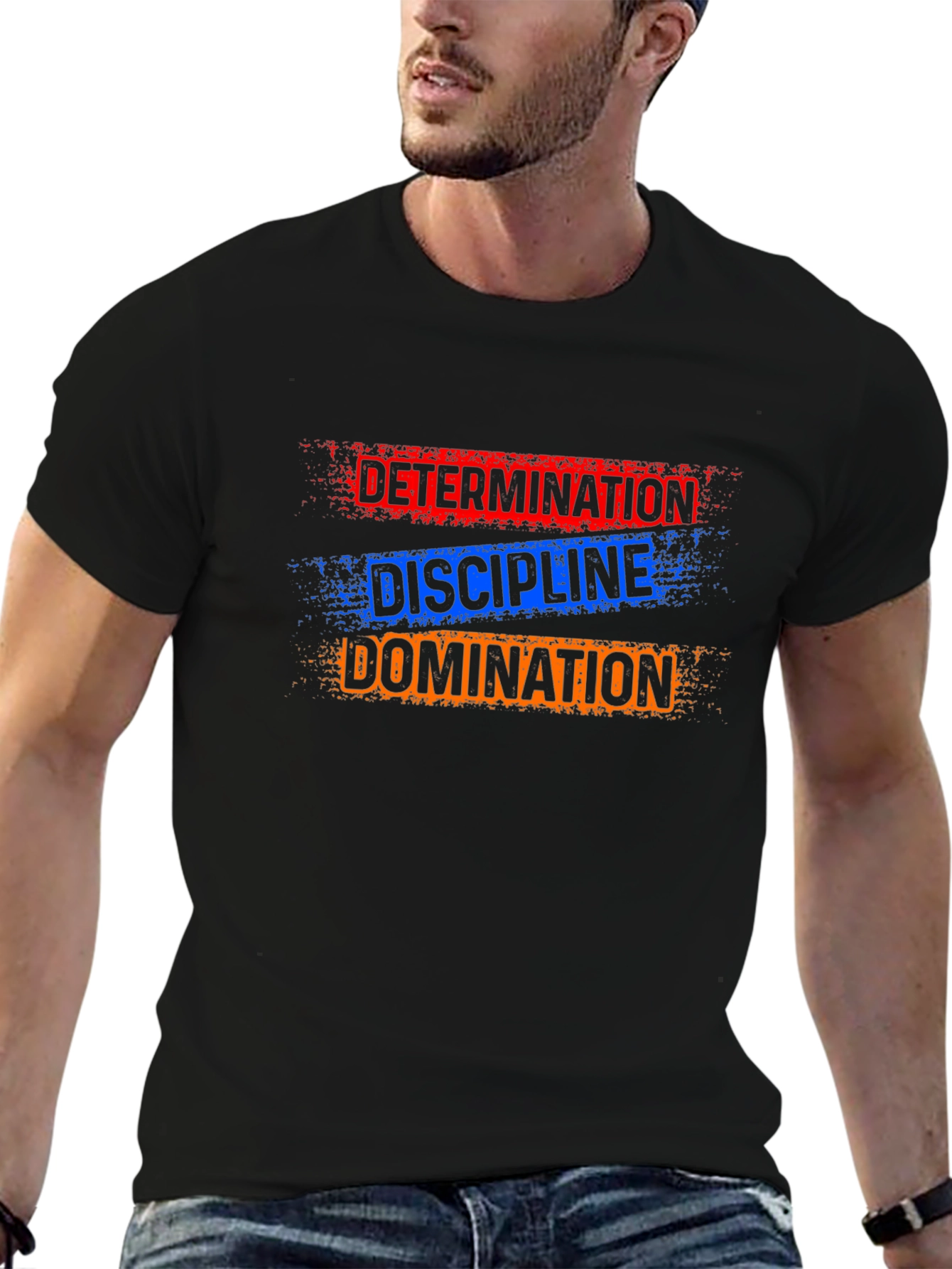 Determination Discipline Domination Graphic T-Shirt