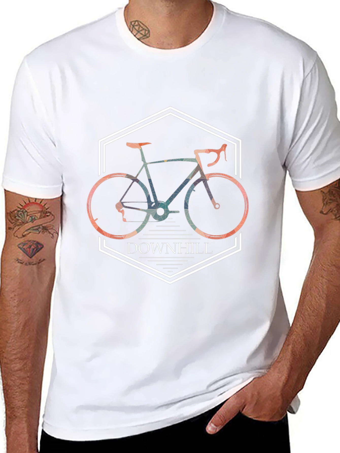 Downhill Biker T-Shirt: Stylish Ride Apparel