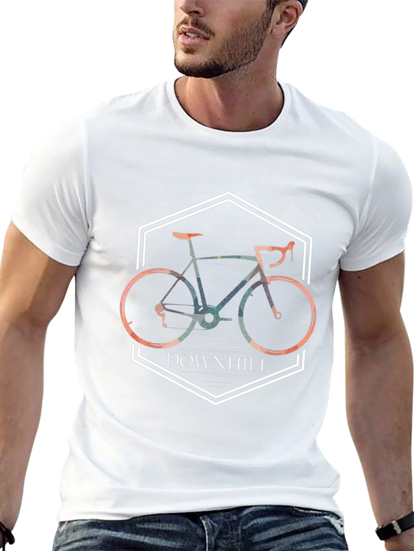 Downhill Biker T-Shirt: Stylish Ride Apparel