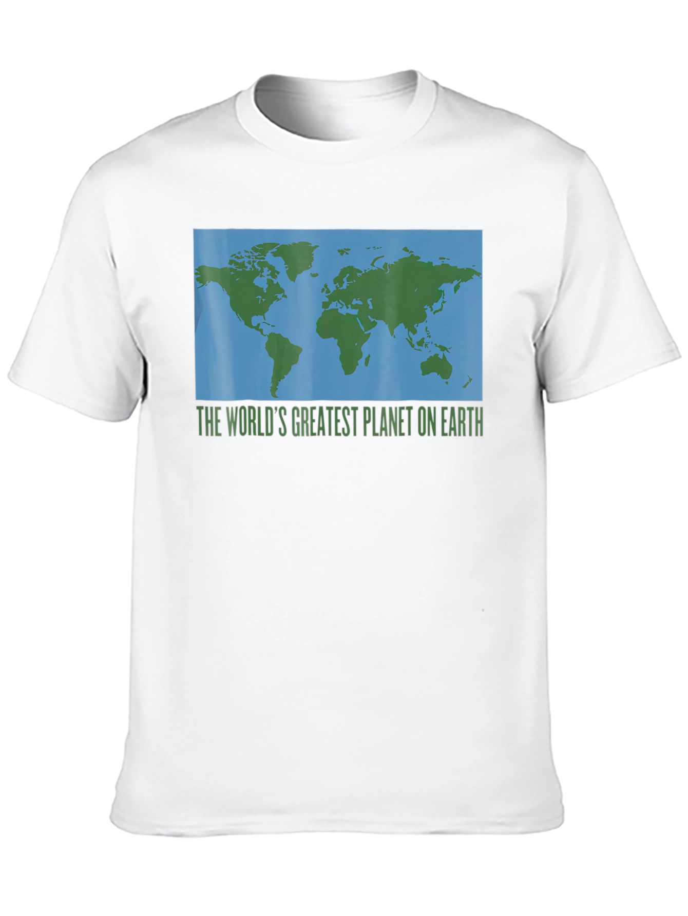 Earth Map Graphic T-Shirt