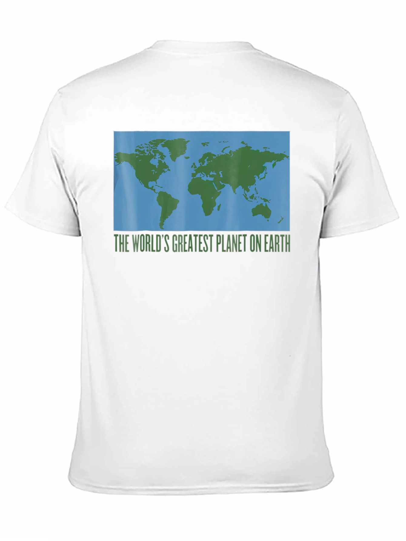 Earth Map Graphic T-Shirt