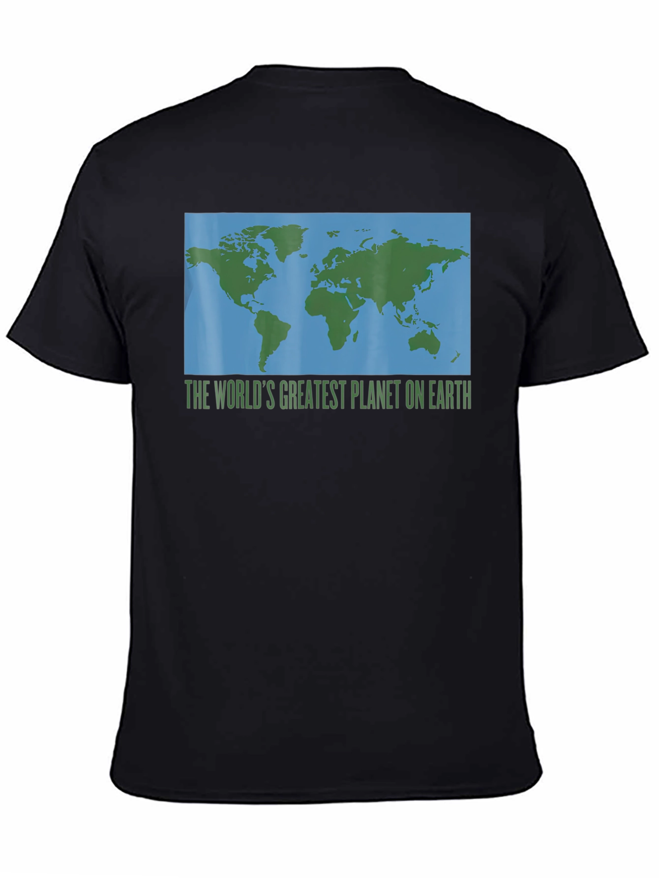 Earth Map Graphic T-Shirt