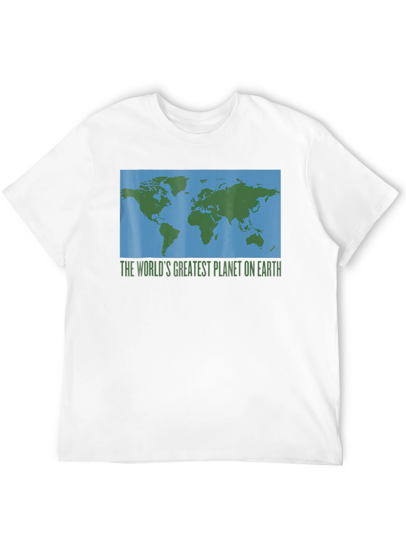 Earth Map Graphic T-Shirt