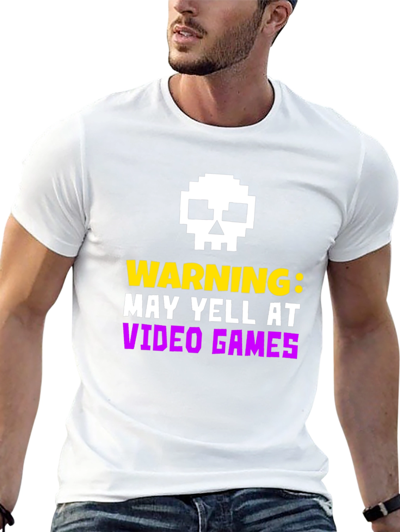 Warning May Yell at Video Games T-Shirt