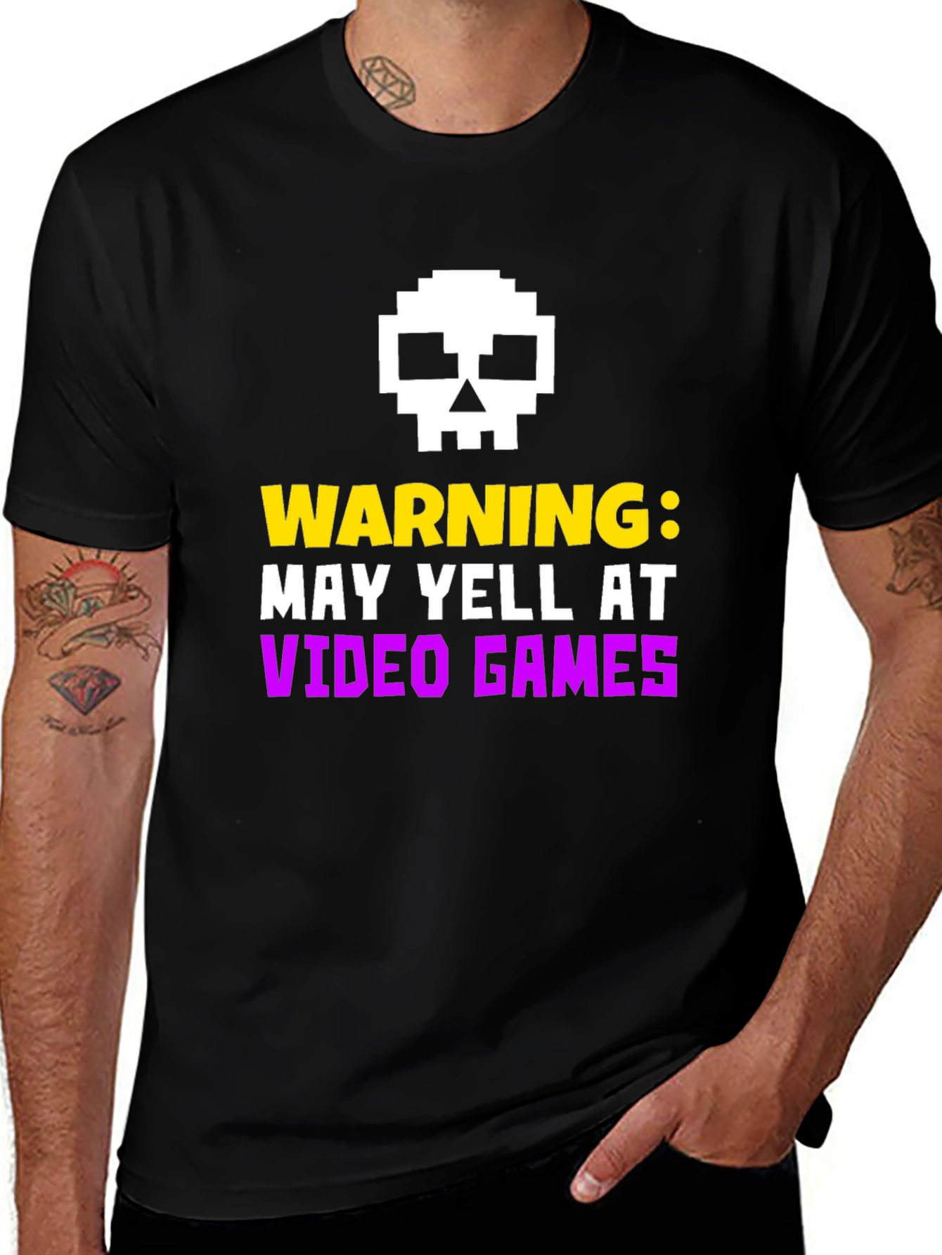 Warning May Yell at Video Games T-Shirt