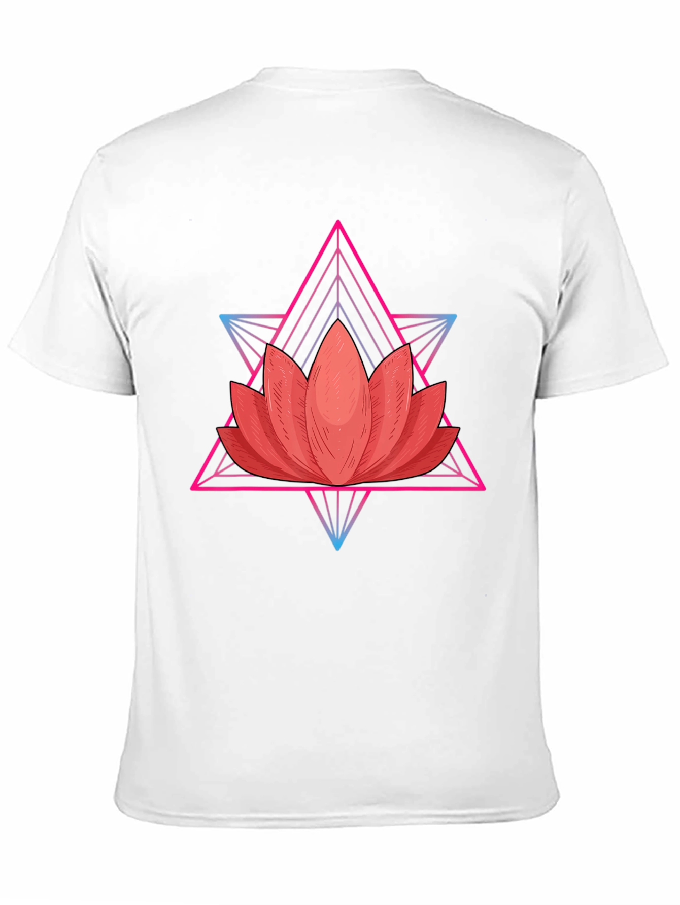 Lotus Flower Geometric T-Shirt