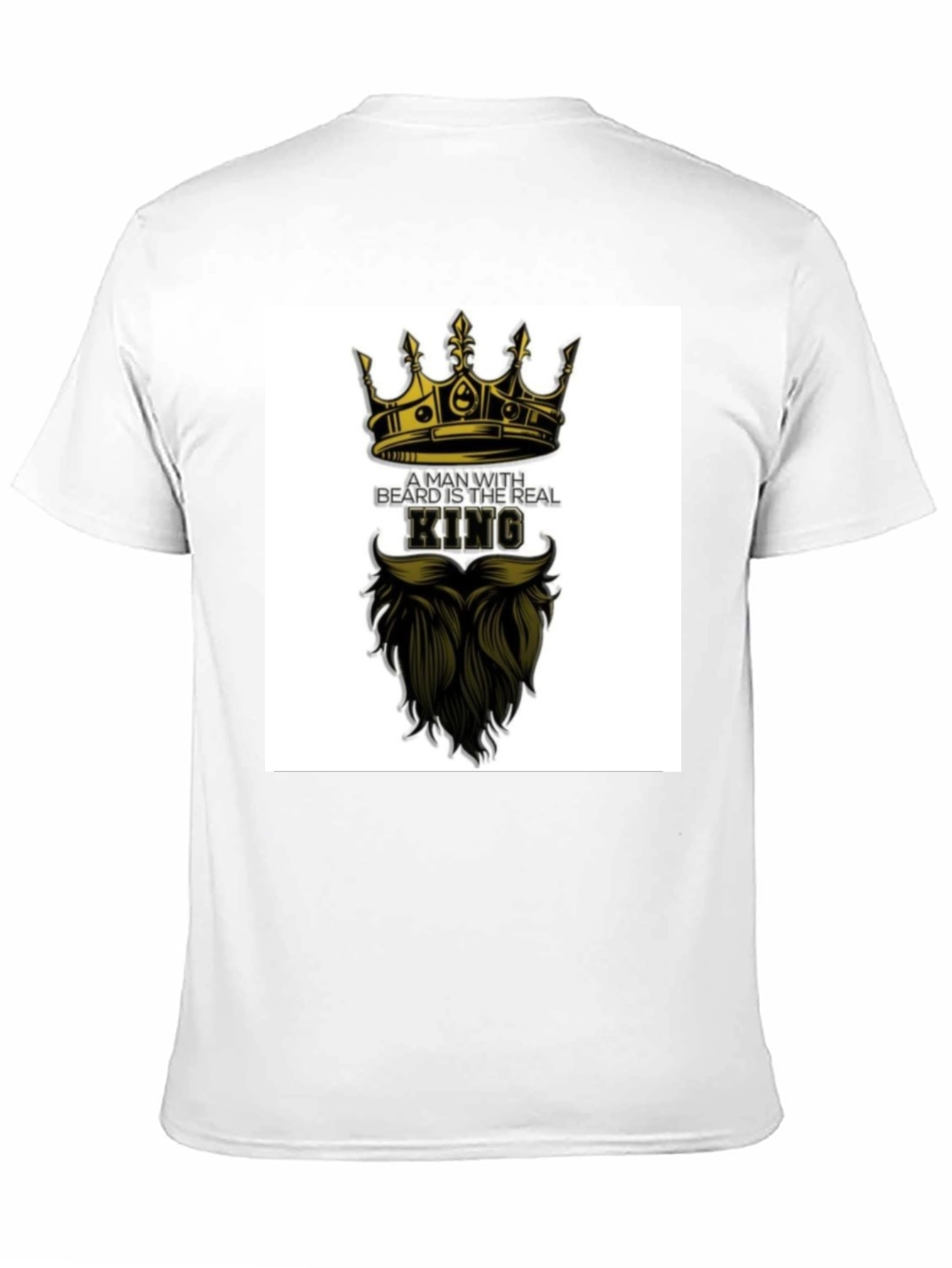 Bearded King Graphic Tee - Mens Black T-Shirt