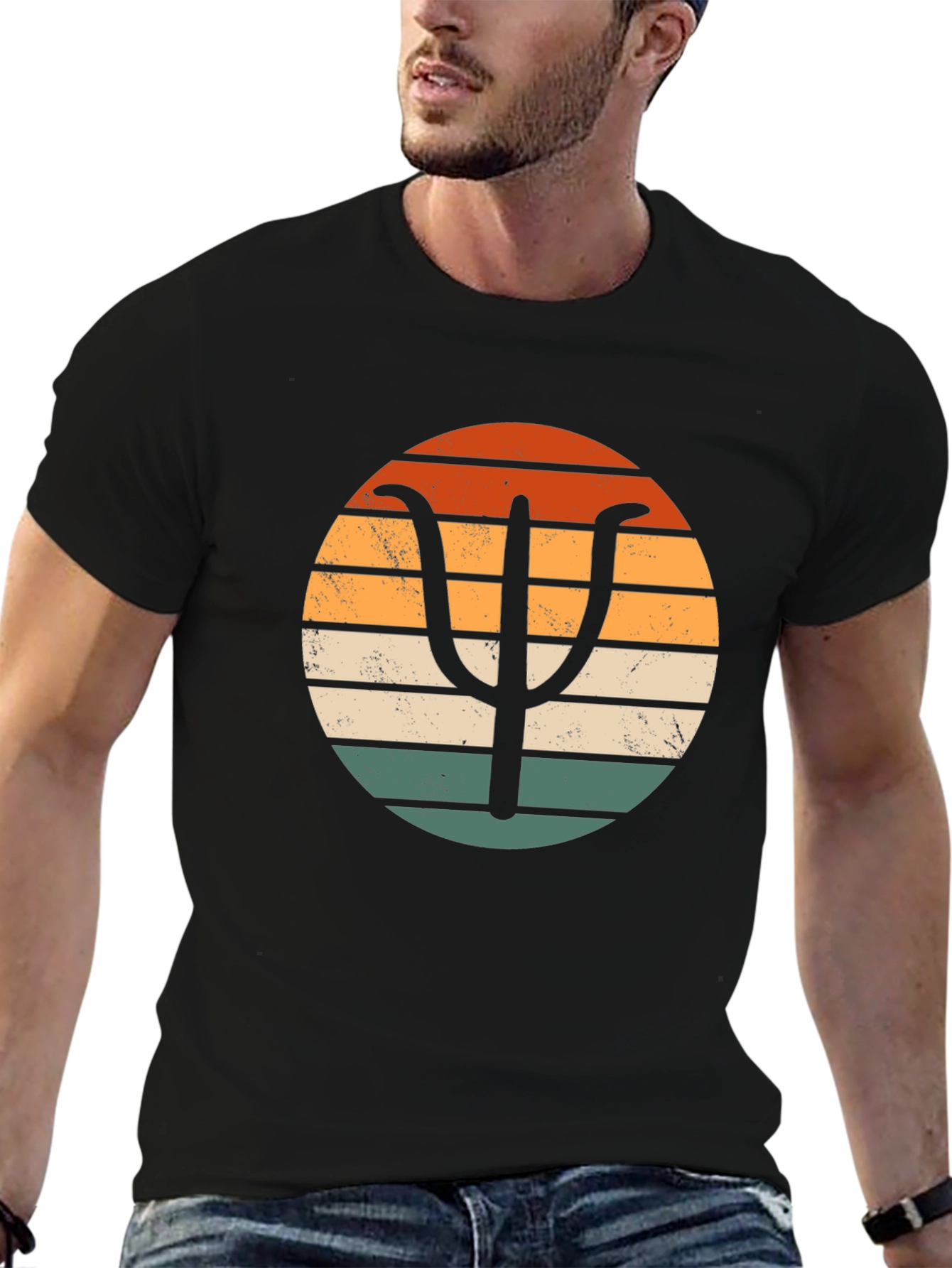 Retro Psychology Symbol Graphic Tee