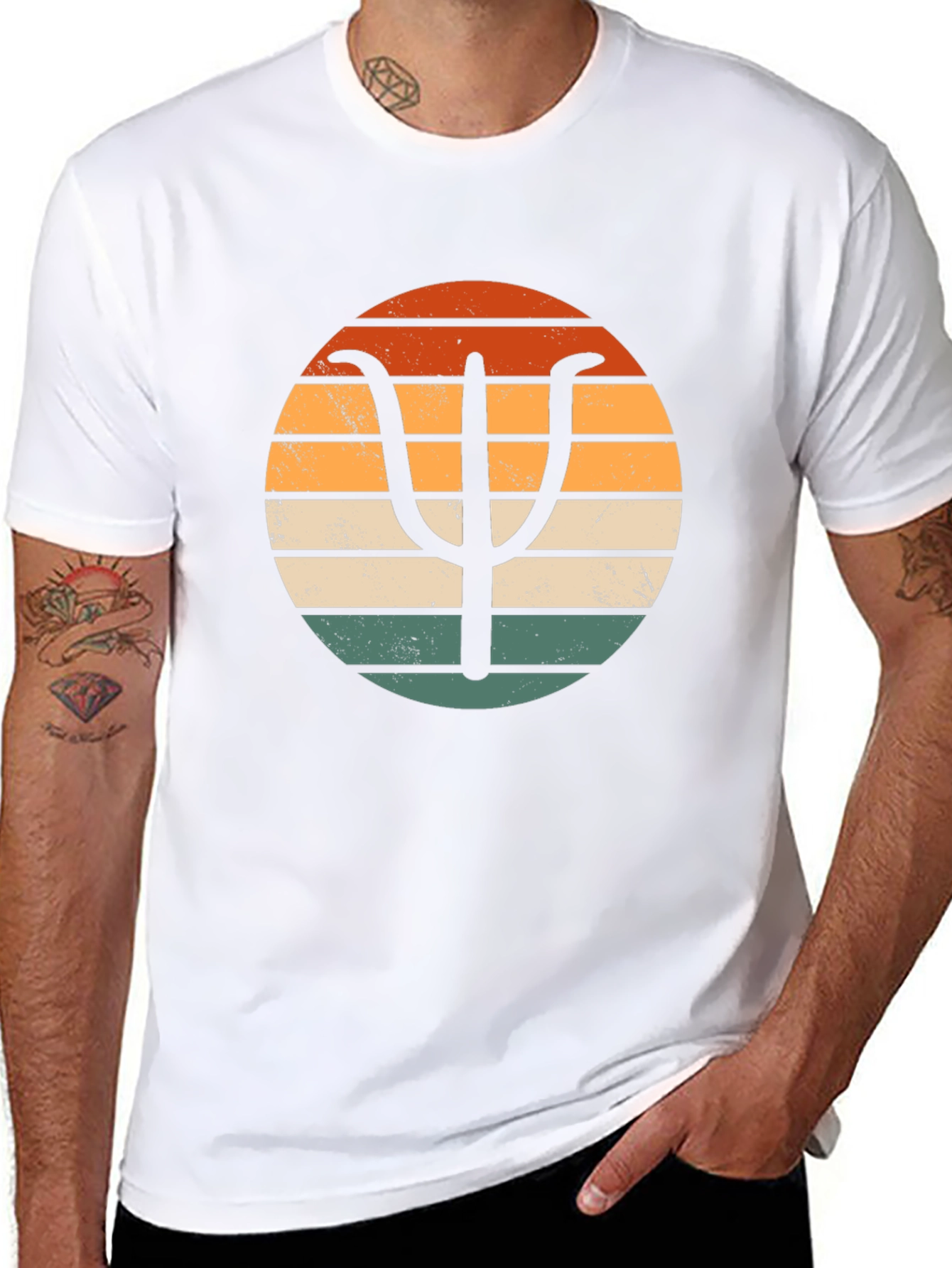 Retro Psychology Symbol Graphic Tee