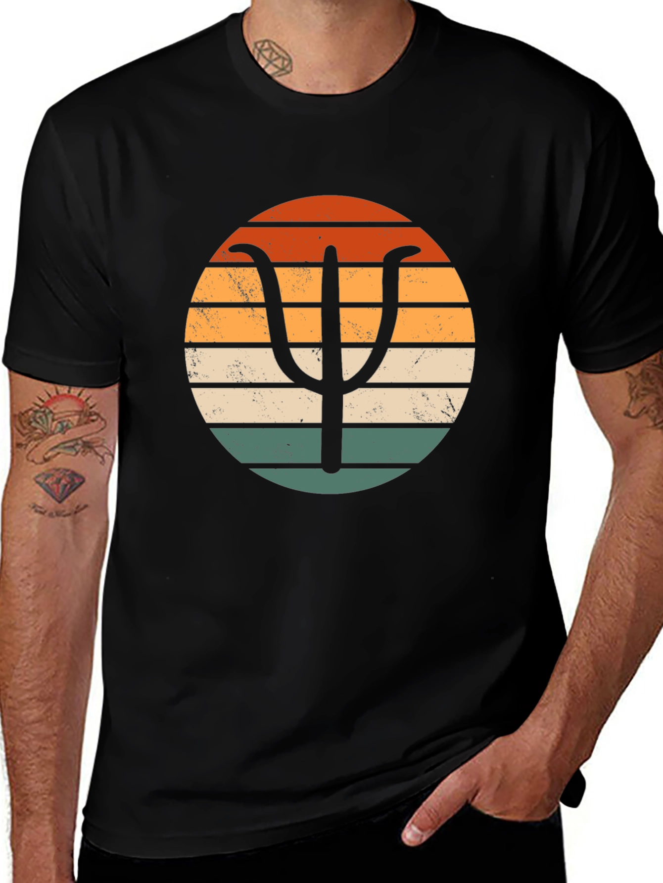 Retro Psychology Symbol Graphic Tee