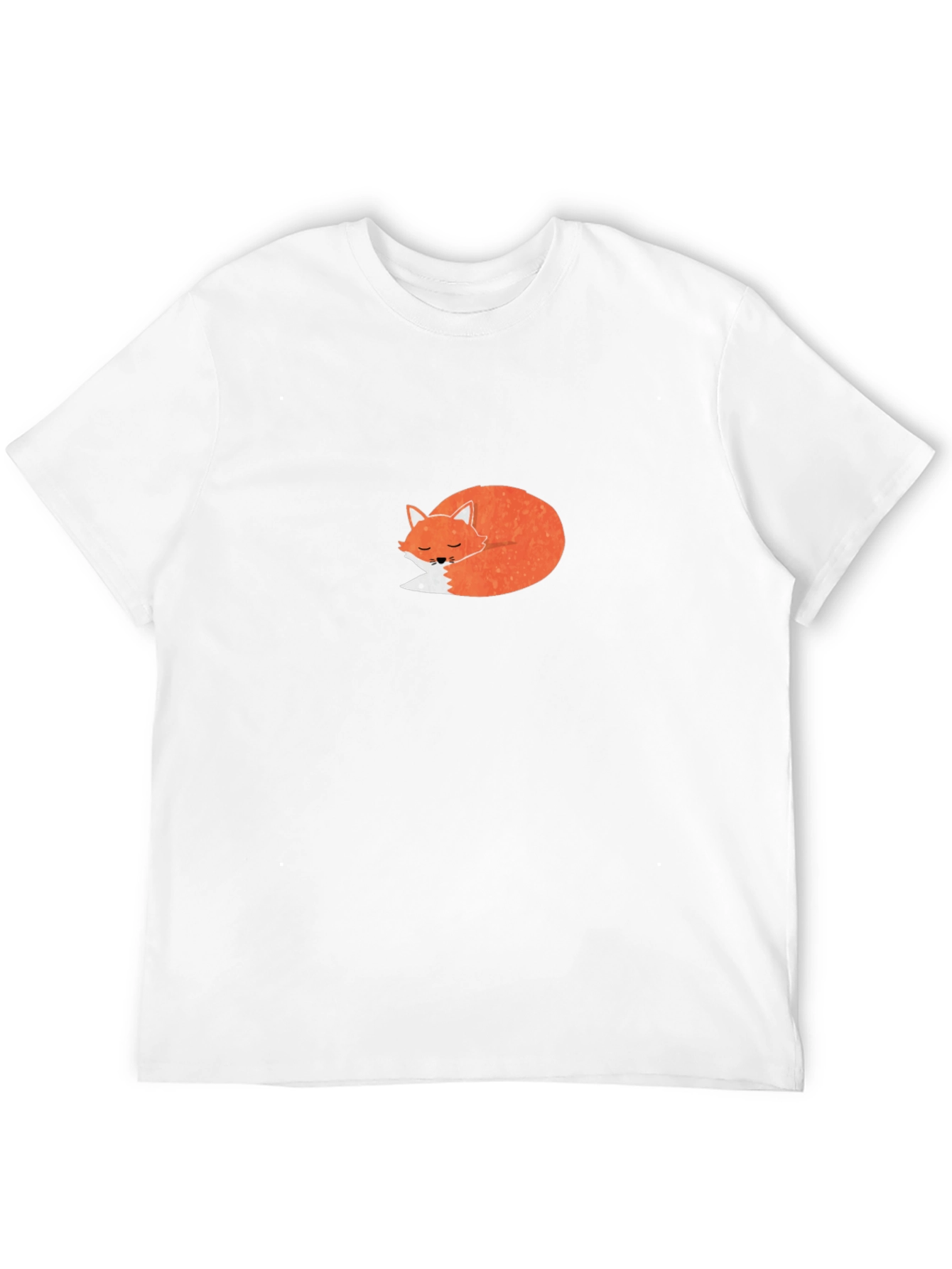 Cute Fox Graphic T-Shirt - Casual Comfort