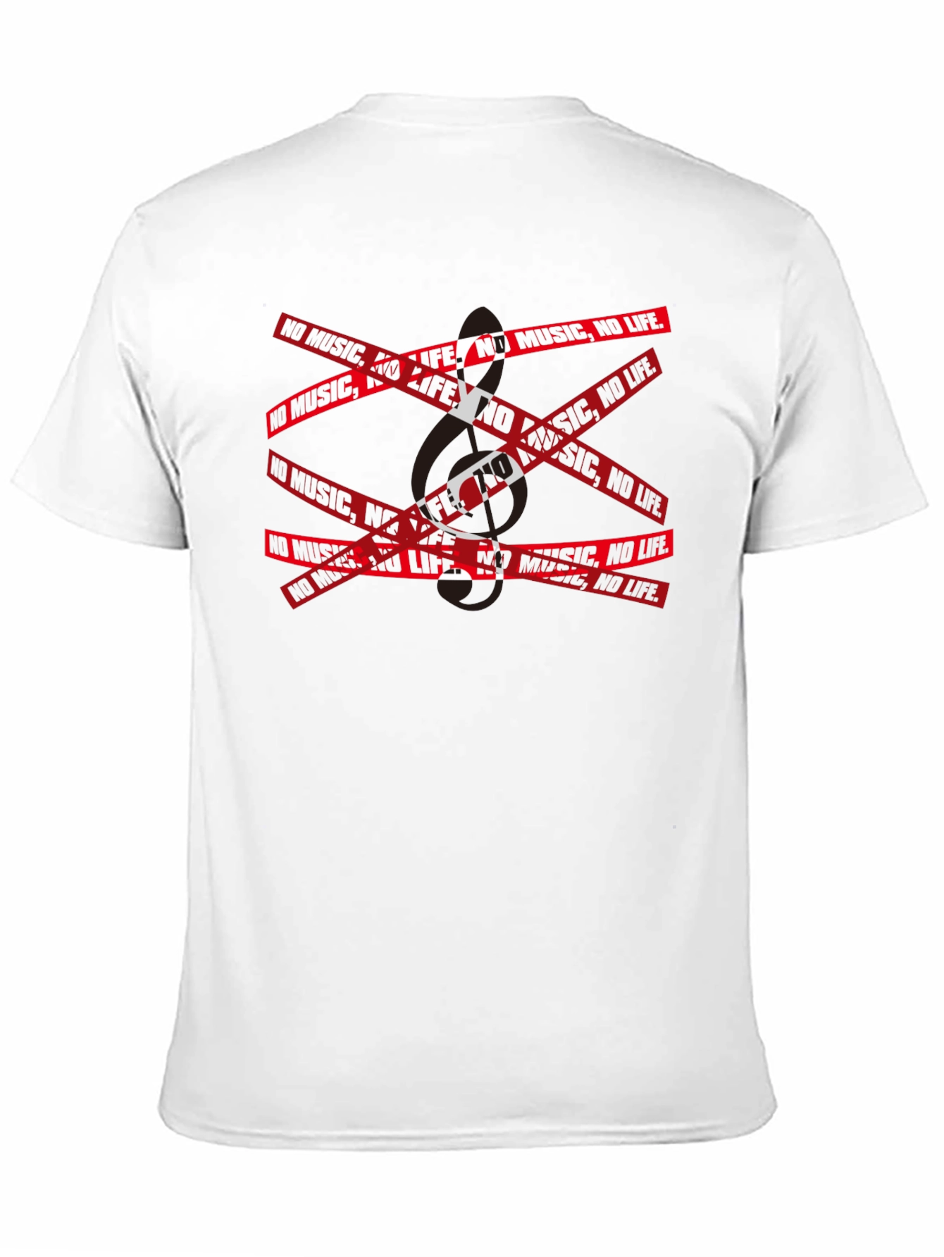 No Music No Life Graphic T-Shirt