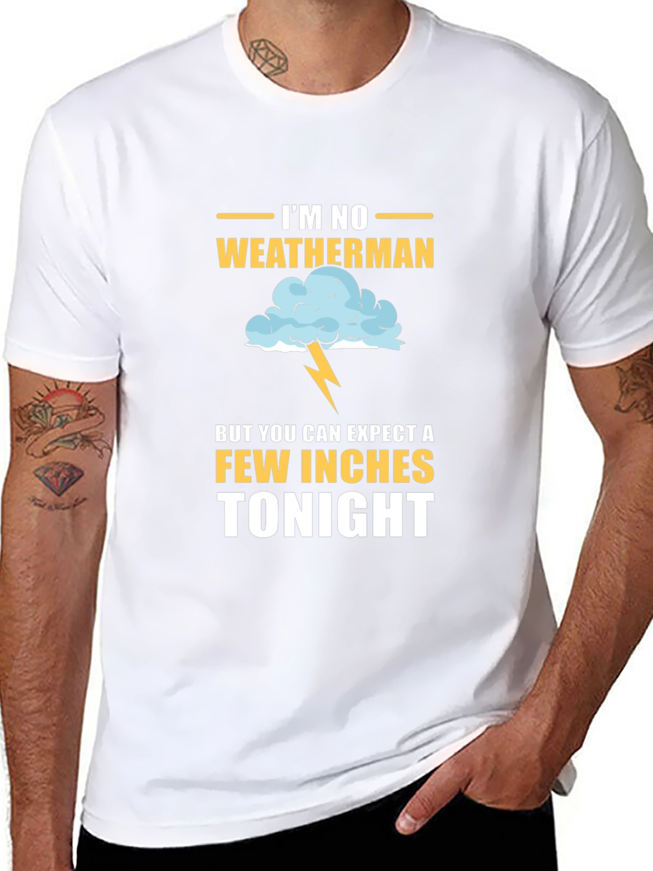 Funny Weatherman Joke Graphic T-Shirt
