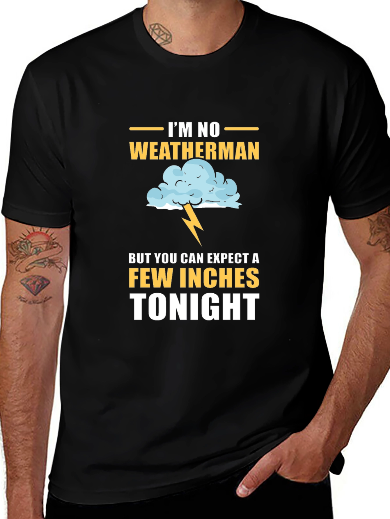 Funny Weatherman Joke Graphic T-Shirt