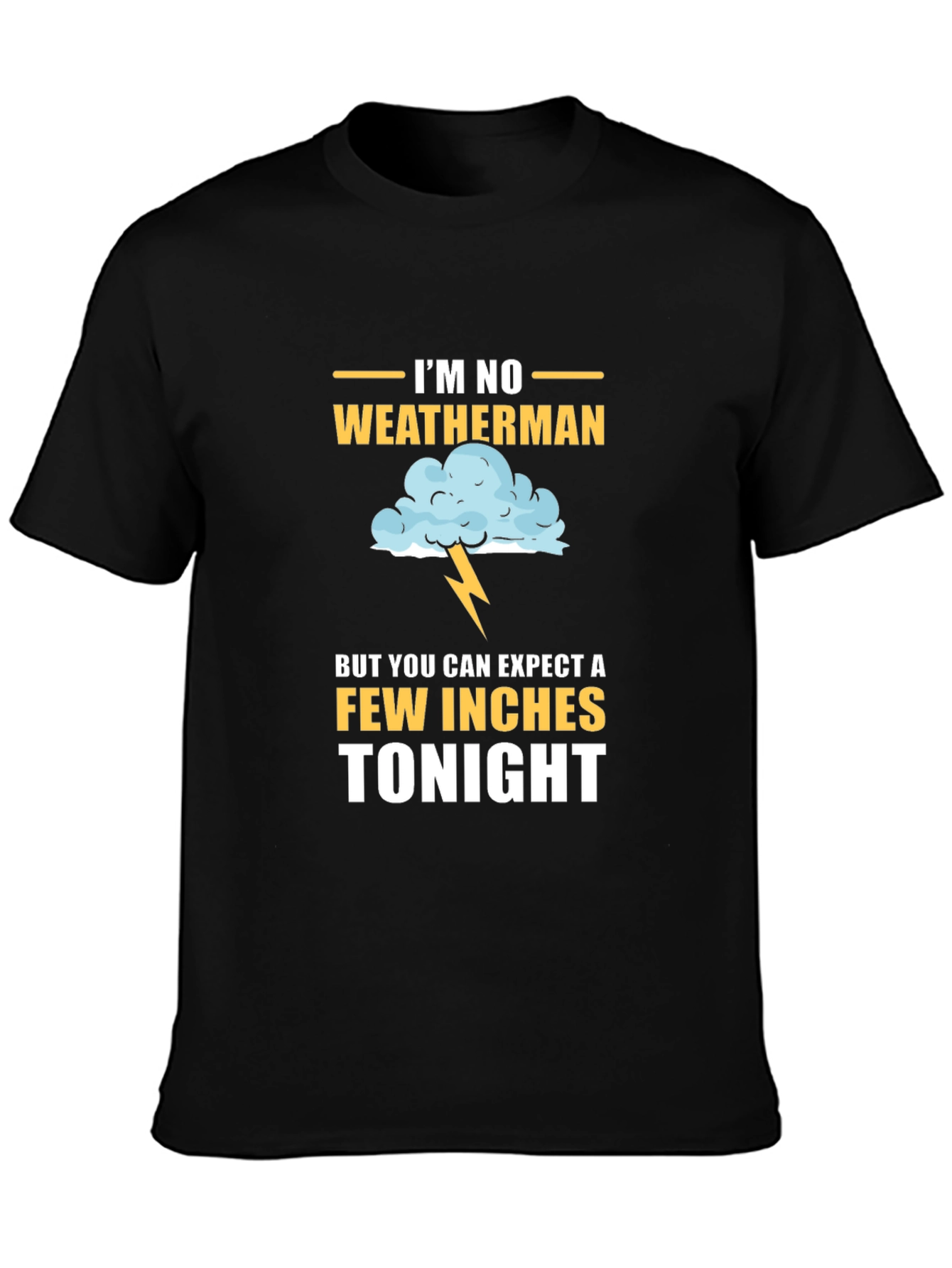 Funny Weatherman Joke Graphic T-Shirt