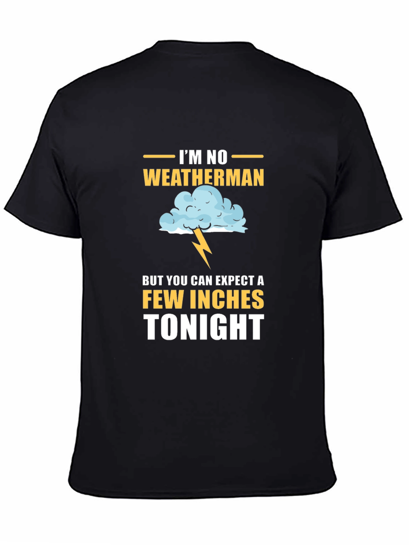 Funny Weatherman Joke Graphic T-Shirt