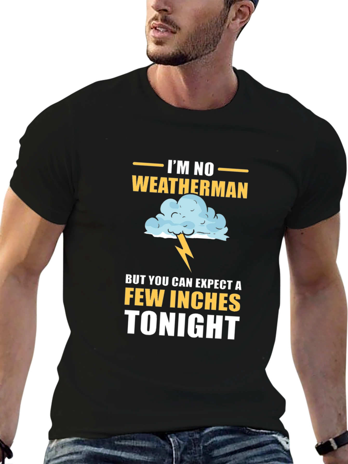 Funny Weatherman Joke Graphic T-Shirt