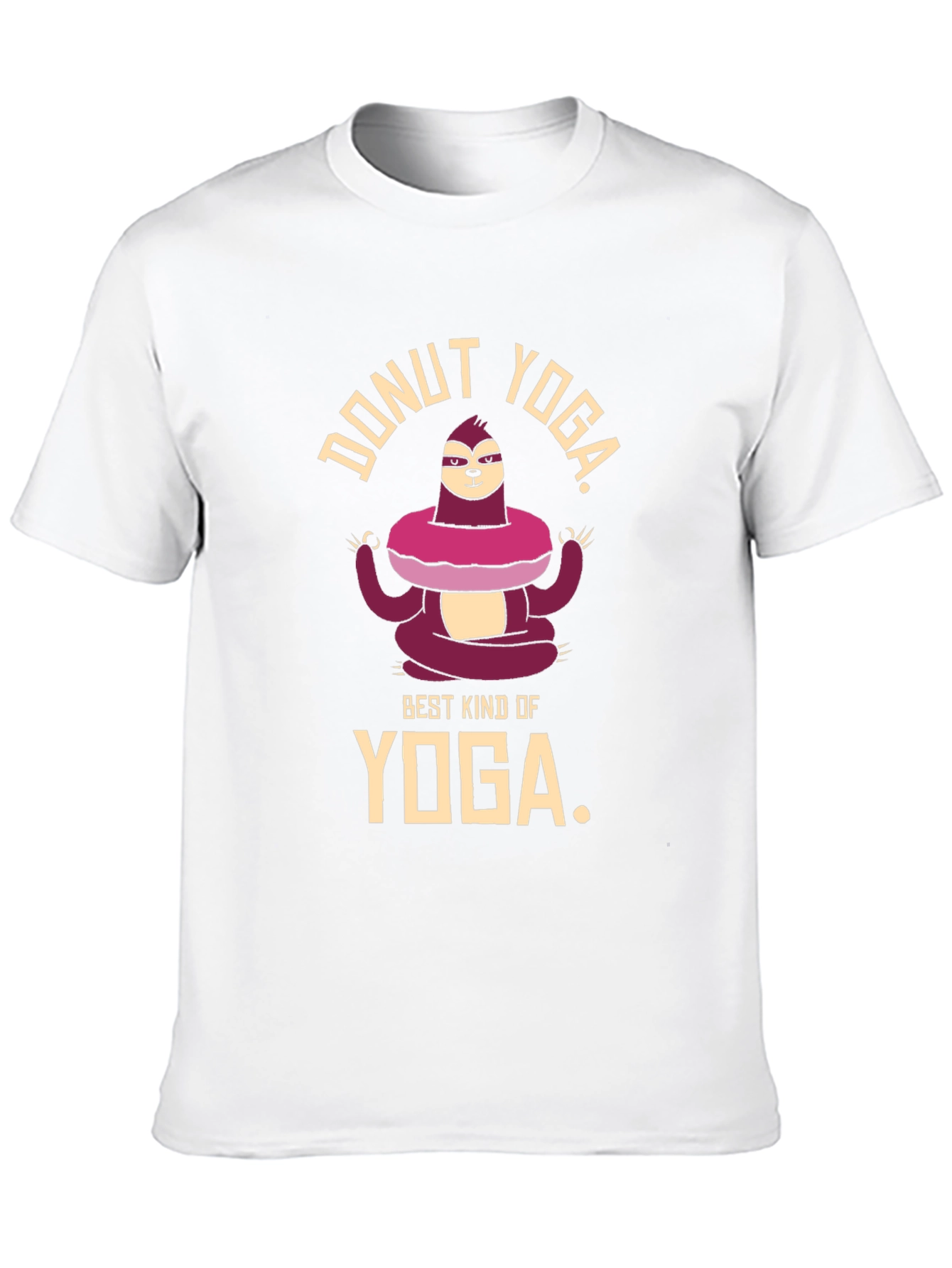 Donut Yoga Sloth T-Shirt