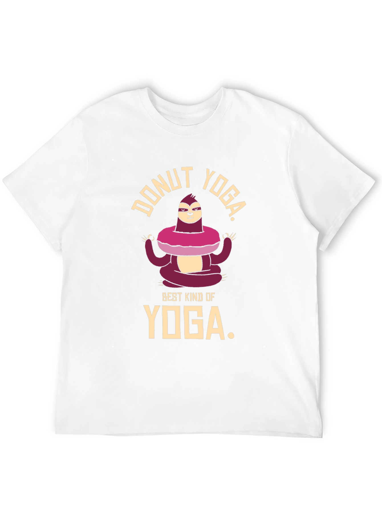 Donut Yoga Sloth T-Shirt