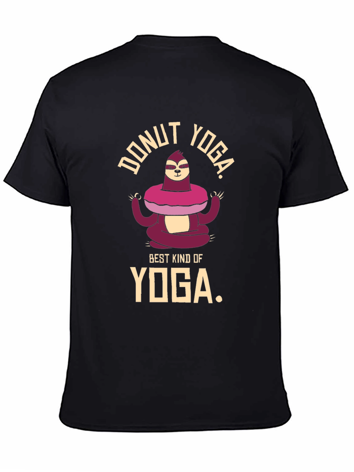 Donut Yoga Sloth T-Shirt
