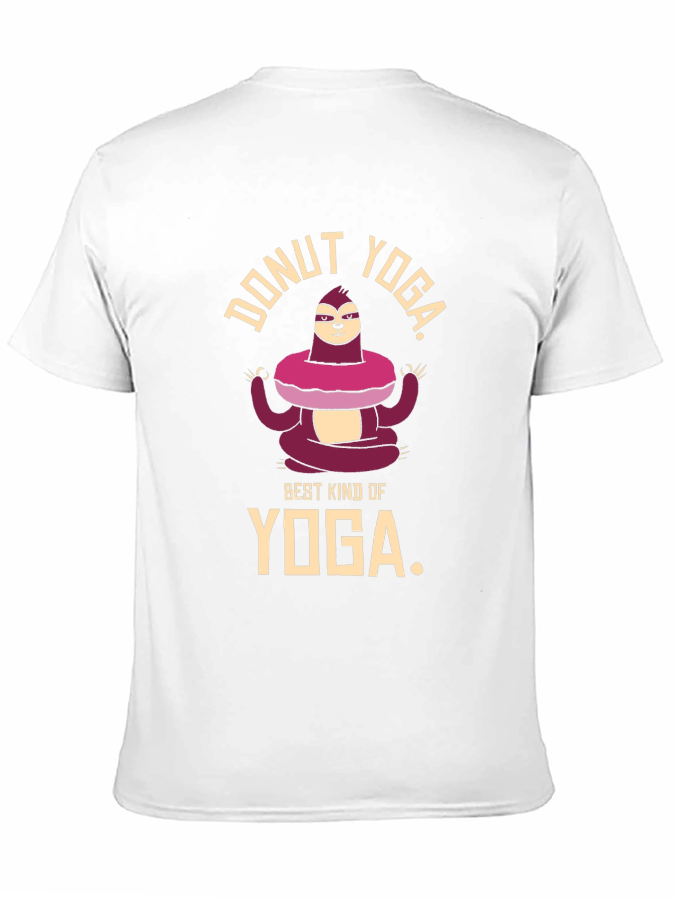 Donut Yoga Sloth T-Shirt