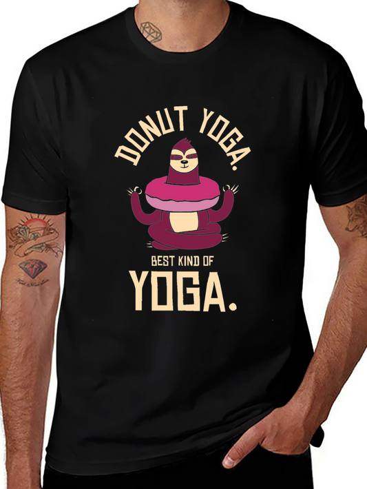 Donut Yoga Sloth T-Shirt