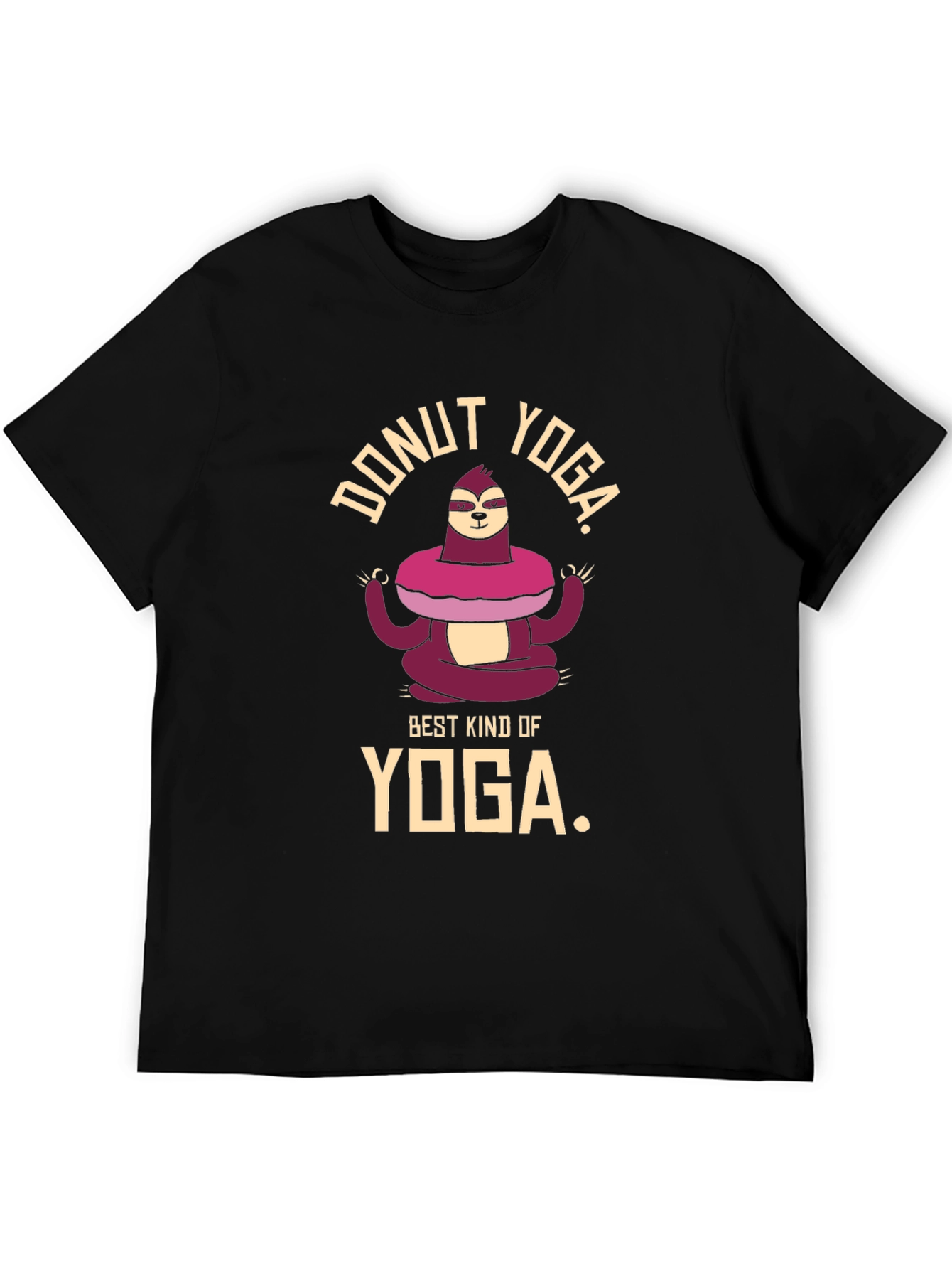 Donut Yoga Sloth T-Shirt