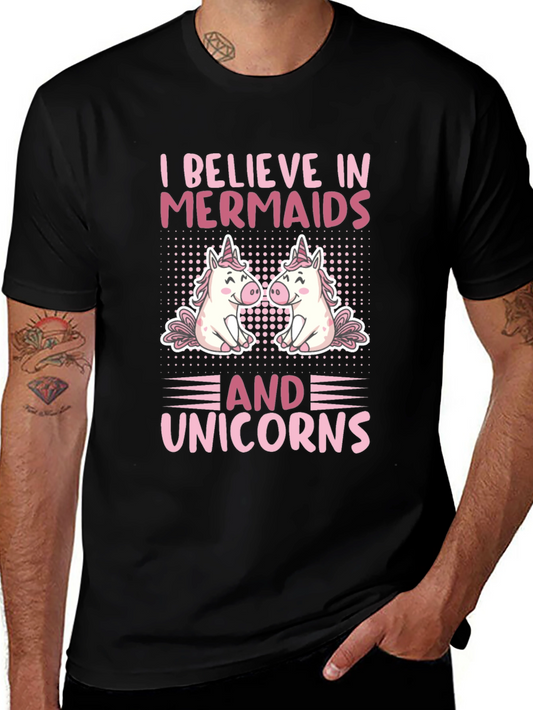 I Believe In Mermaids And Unicorns T-Shirt