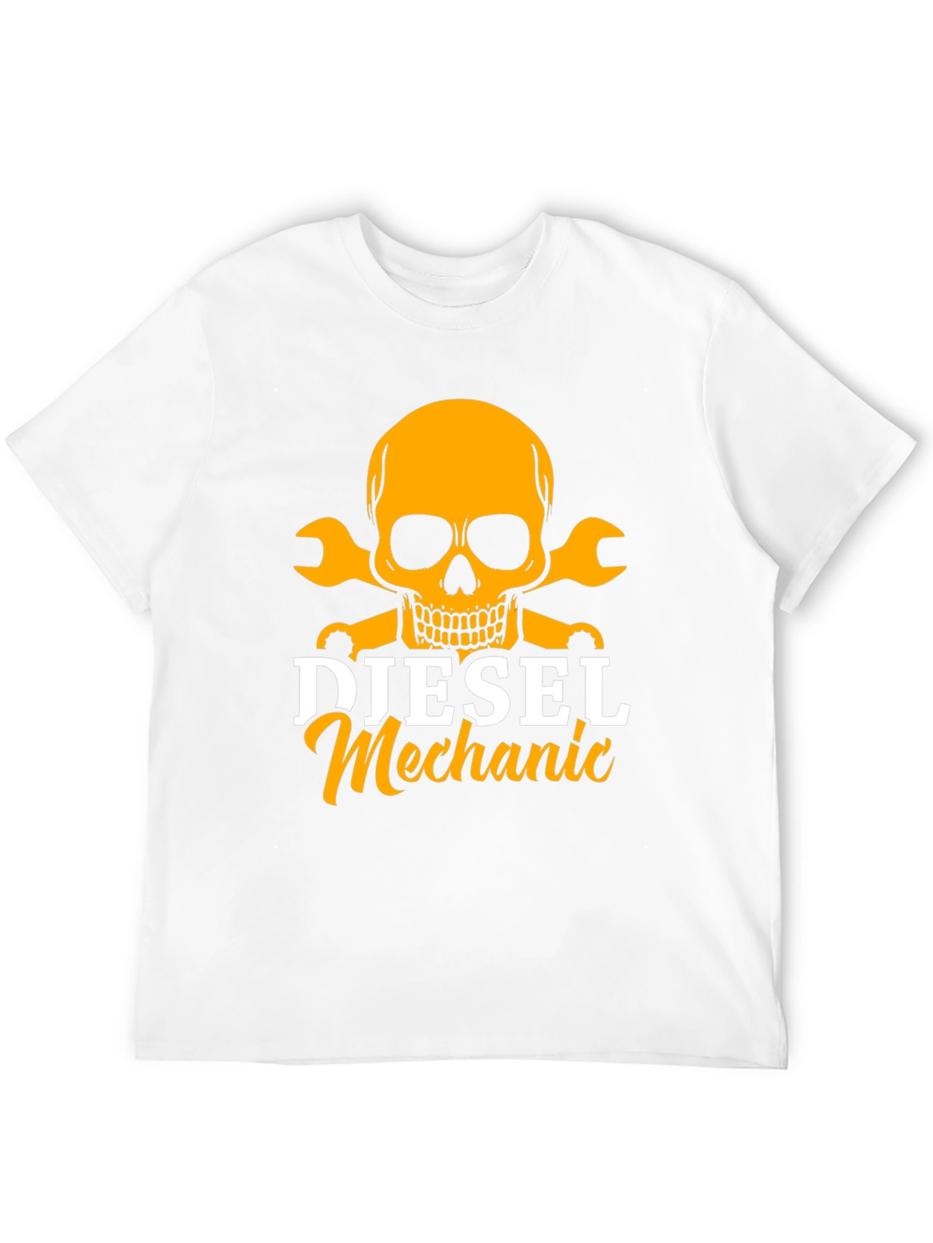 Diesel Mechanic Skull T-Shirt - Black