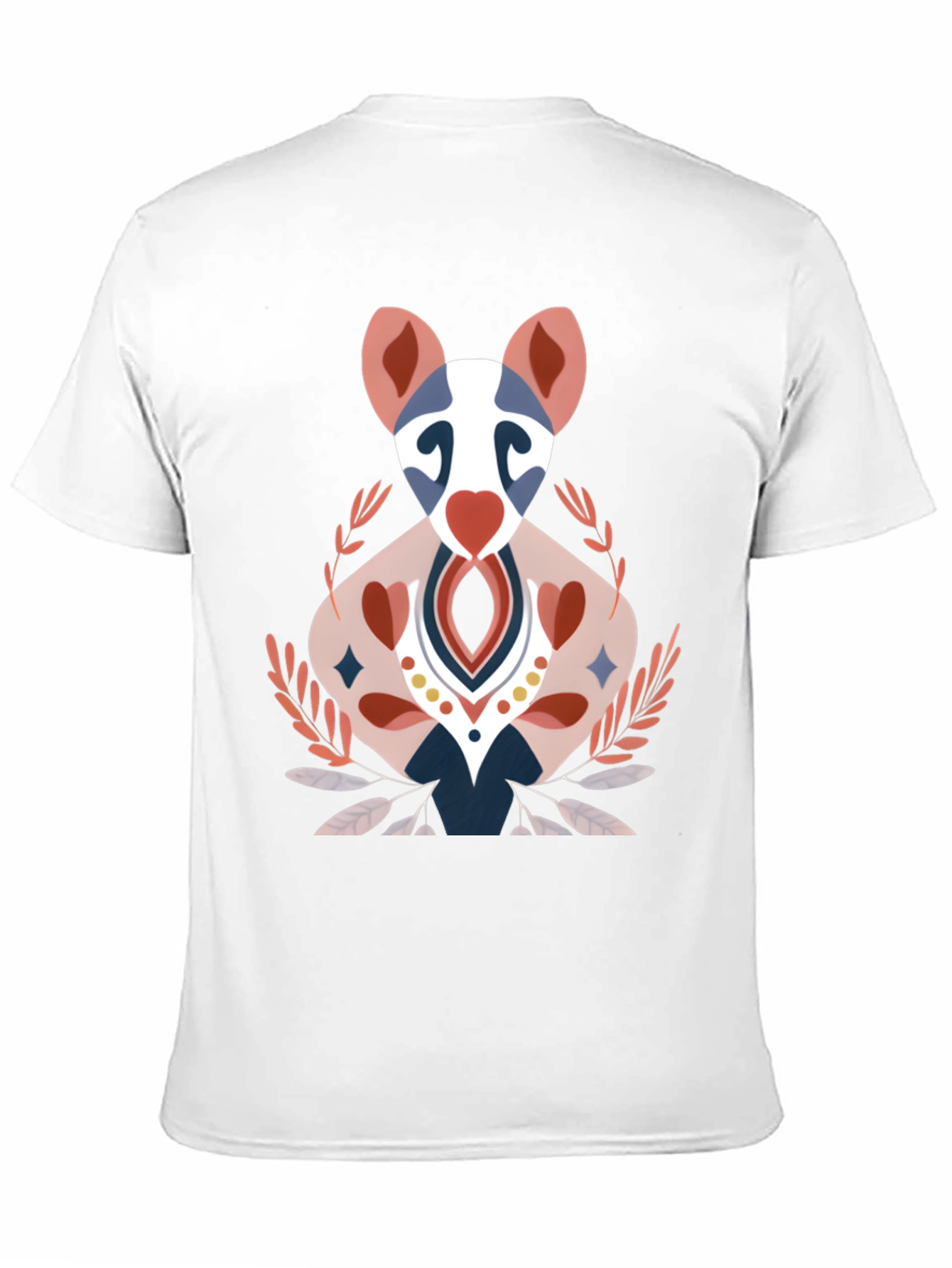 Artistic Animal Graphic Tee - Black