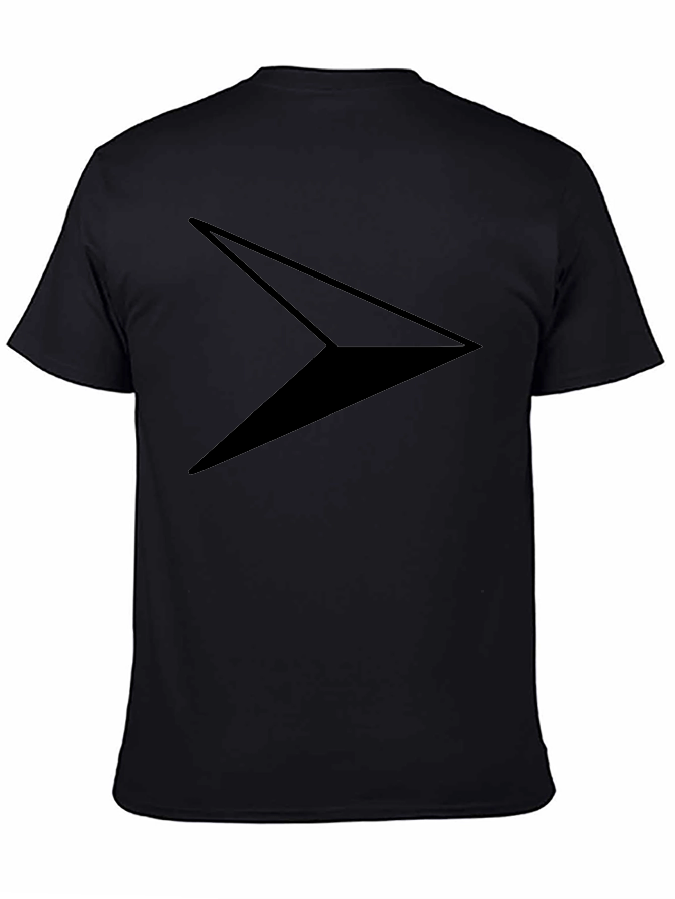 Modern Minimalist Arrow Black T-Shirt