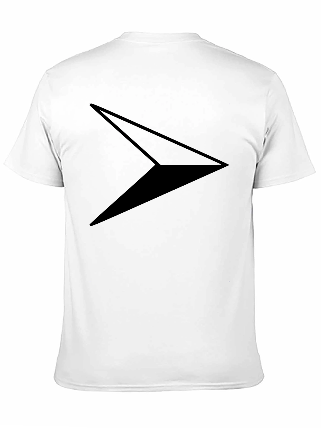 Modern Minimalist Arrow Black T-Shirt