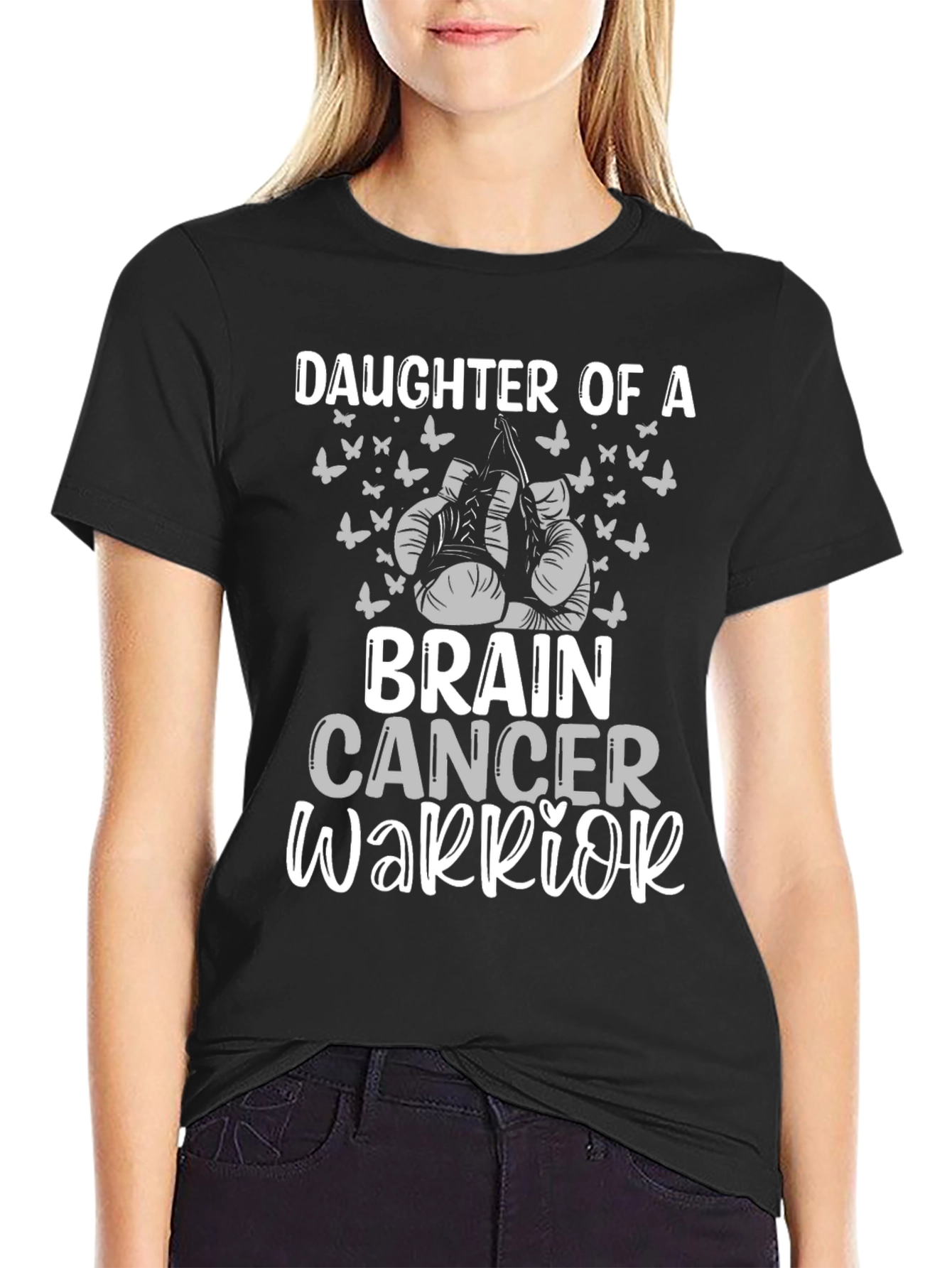 Daughter Of A Brain Cancer Warrior T-Shirt