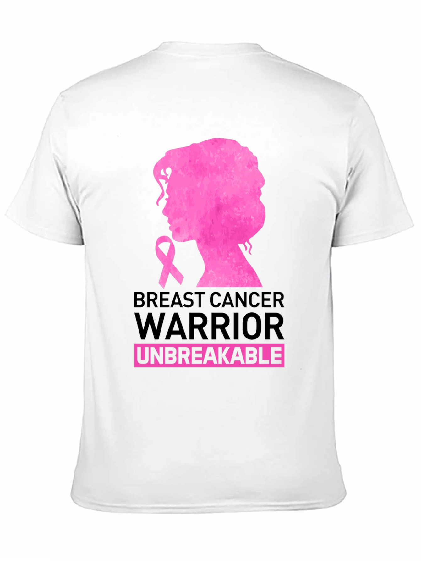 Breast Cancer Warrior T-Shirt - Unbreakable Womens Tee