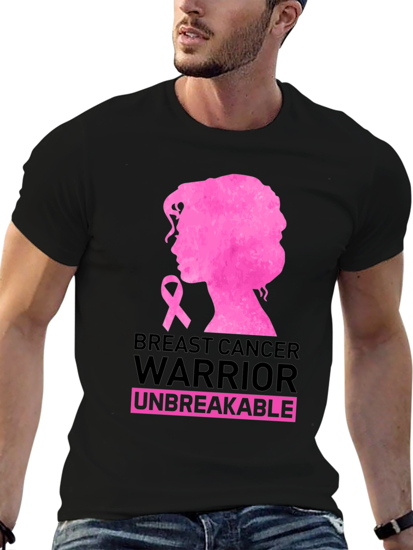 Breast Cancer Warrior T-Shirt - Unbreakable Womens Tee
